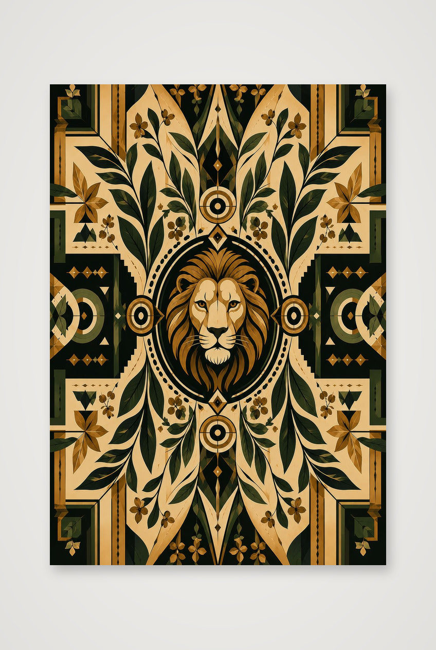 Lions Path Roots Livity — 70×100cm, 28×39" Print only