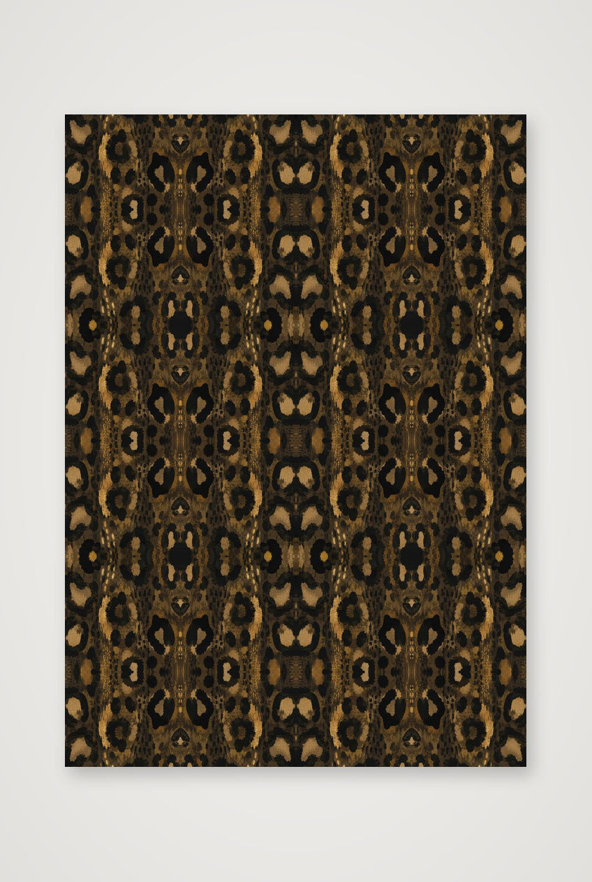Leopard Dusk Animal Signal — A4 (21×30cm, 8×12") Print only