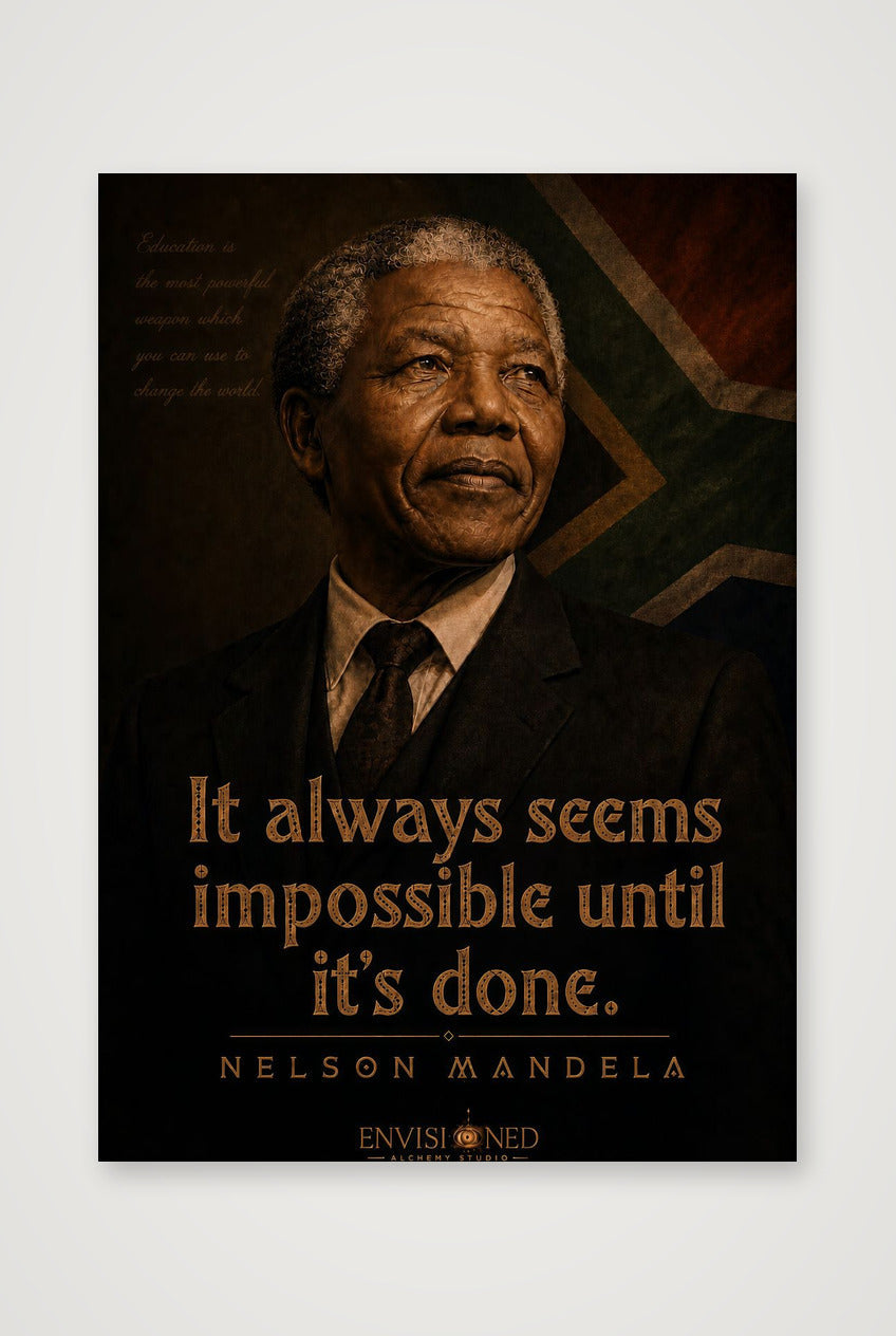Nelson_mandela_Legacy_speaks — A4 (21×30cm, 8×12") Print only