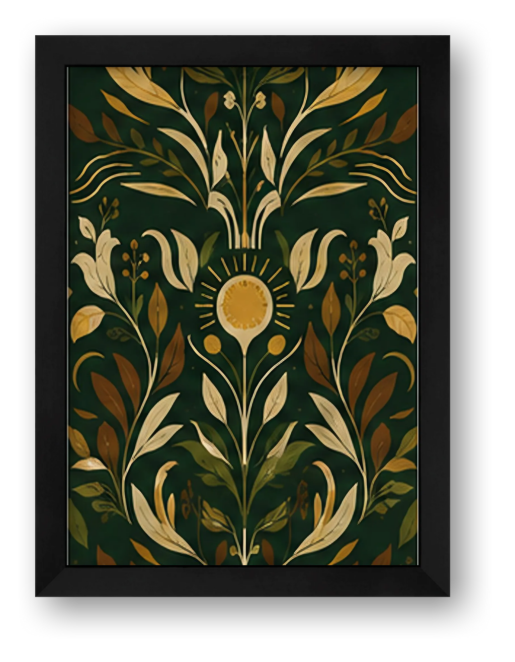 Ital Garden Roots Livity — framed