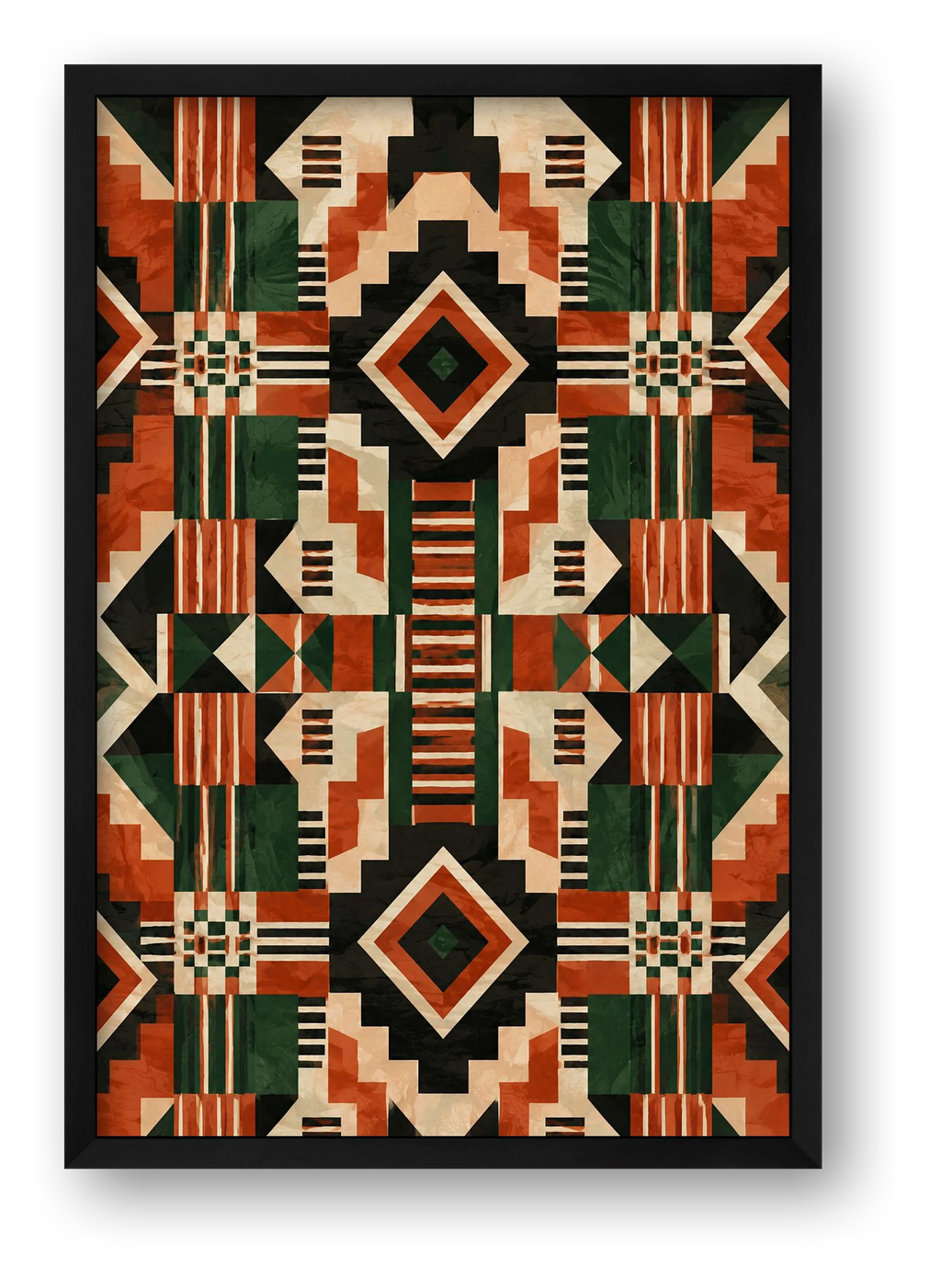 Red_Earth_Rhythm_Pan_African_Modern — framed