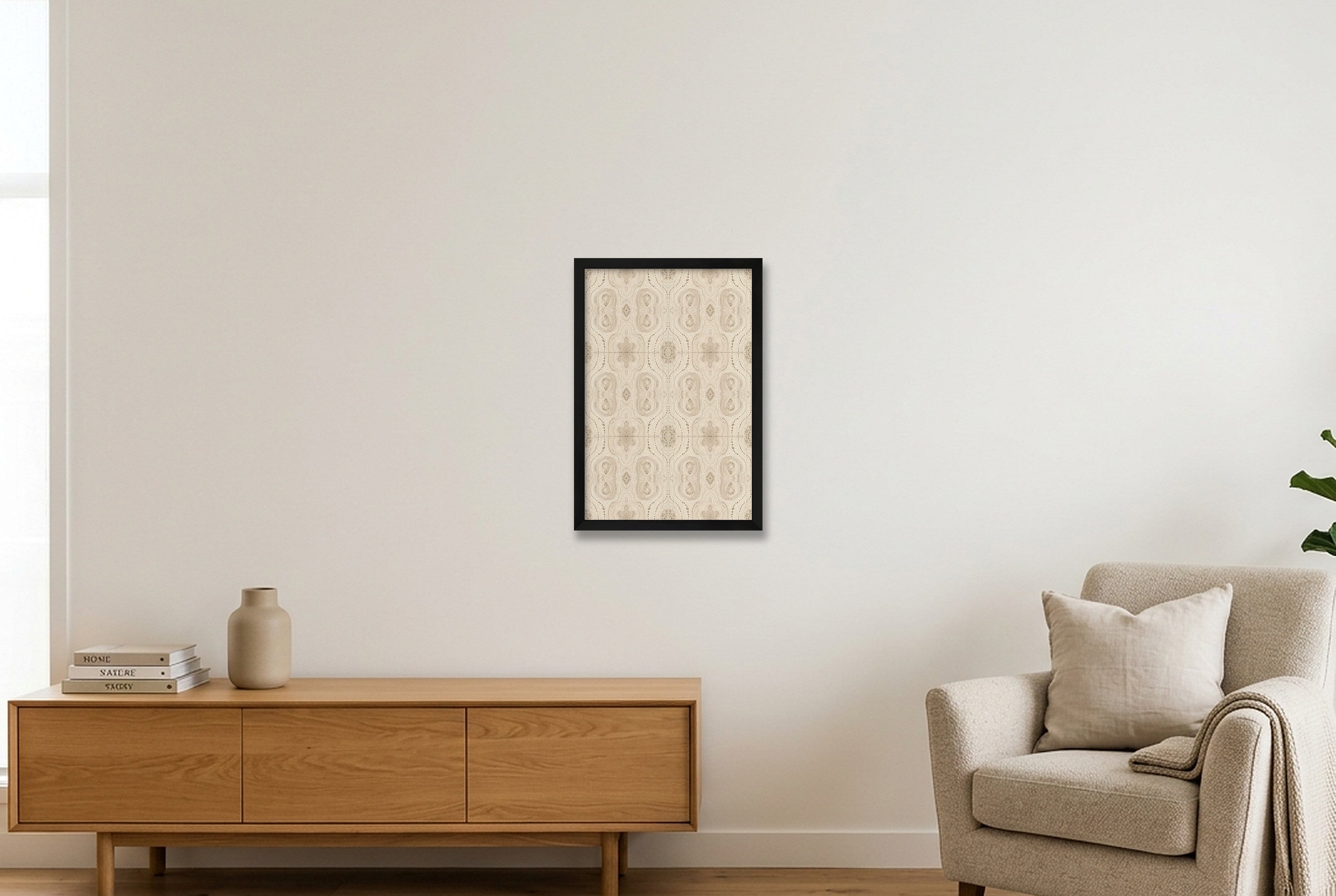 Stone Archive Elephant Memory — 30×45cm, 12×18" Black Frame