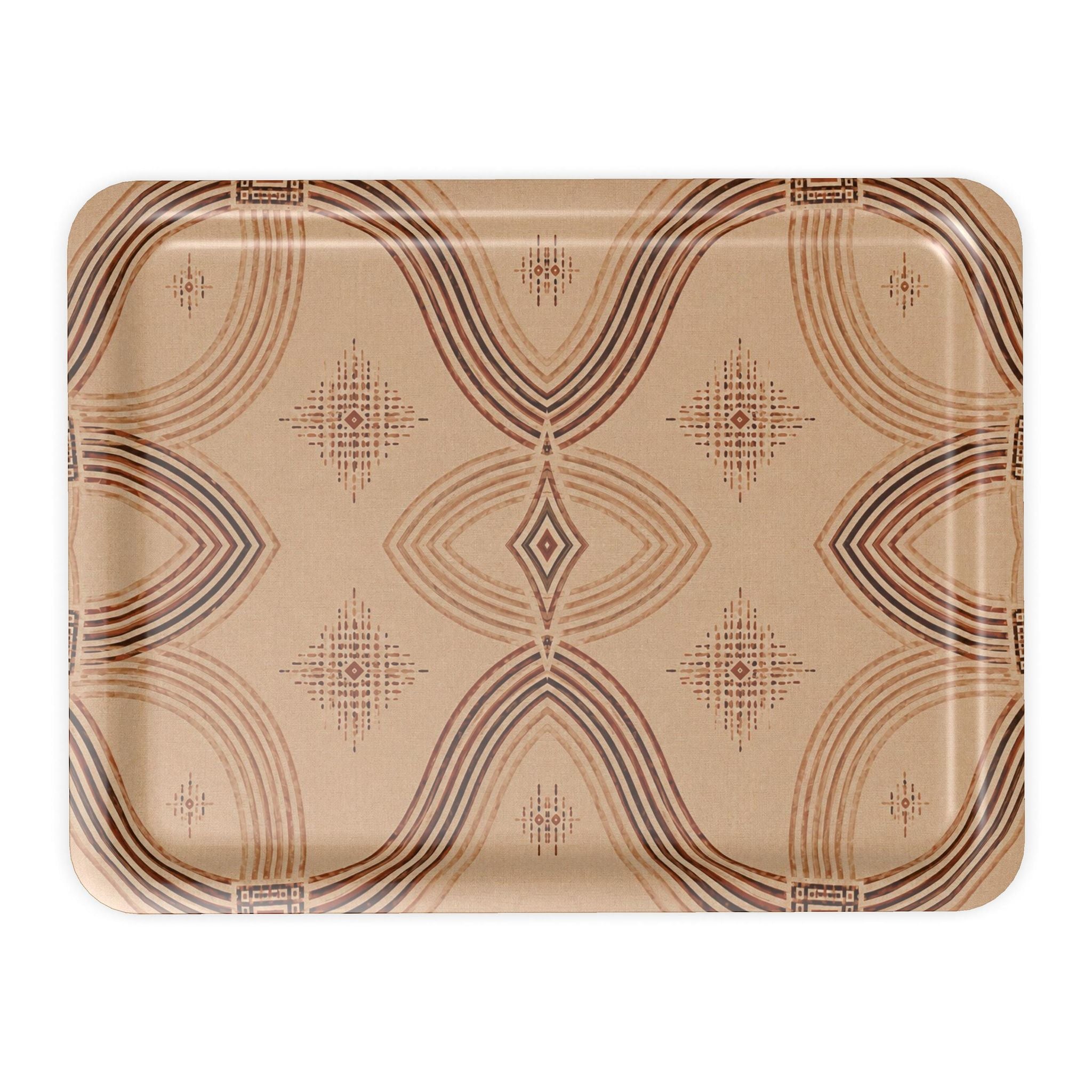 Zebra Rhythm – Terracotta Junction – Serving Tray