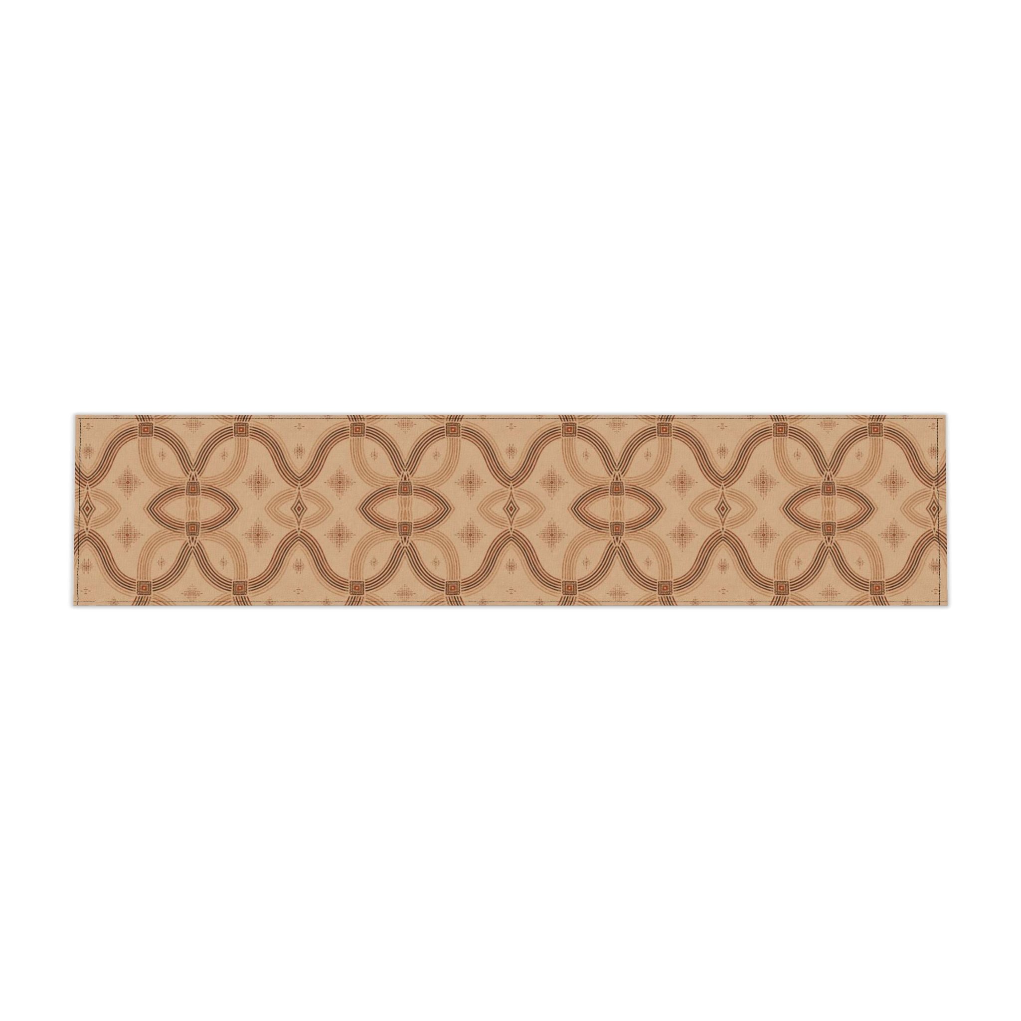 Zebra Rhythm Terracotta Table Runner