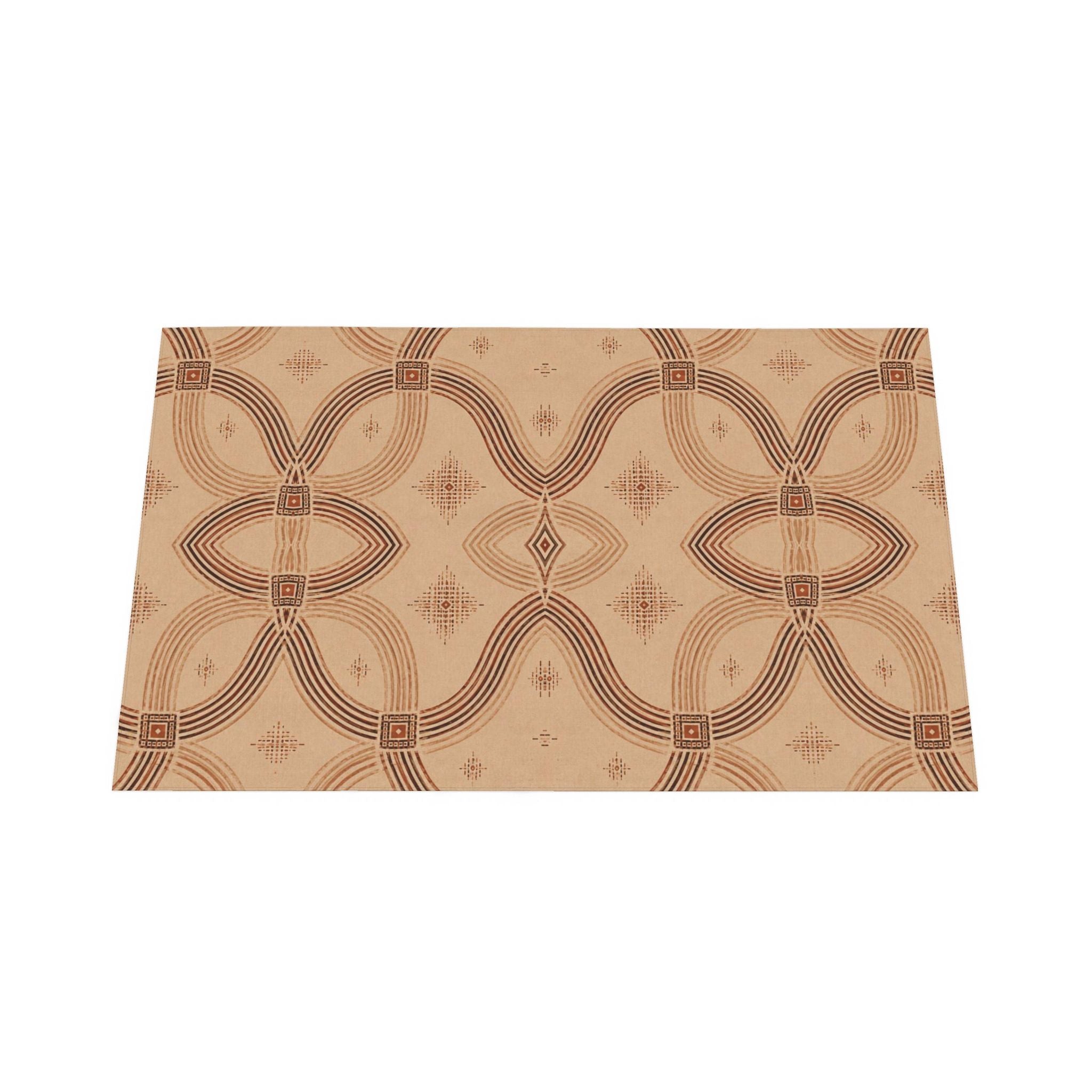 Zebra Rhythm – Terracotta Junction – Tablecloth