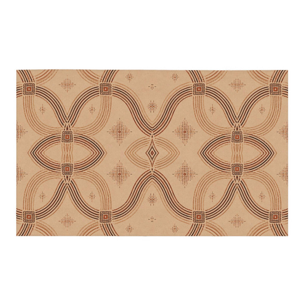 Zebra Rhythm – Terracotta Junction – Tablecloth