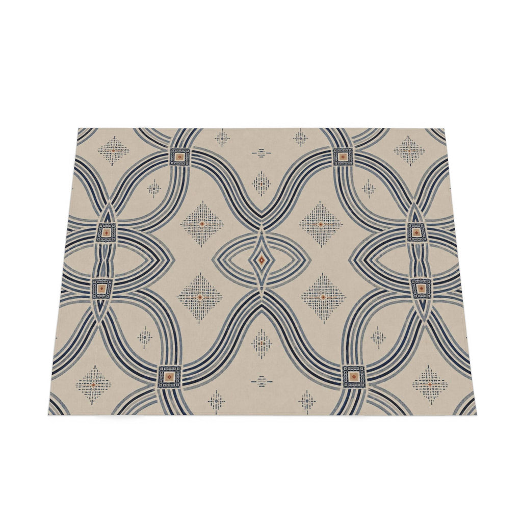 Zebra Rhythm – Indigo Weave – Tablecloth