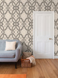 Zebra Rhythm – Monochrome Loom – Wallpaper