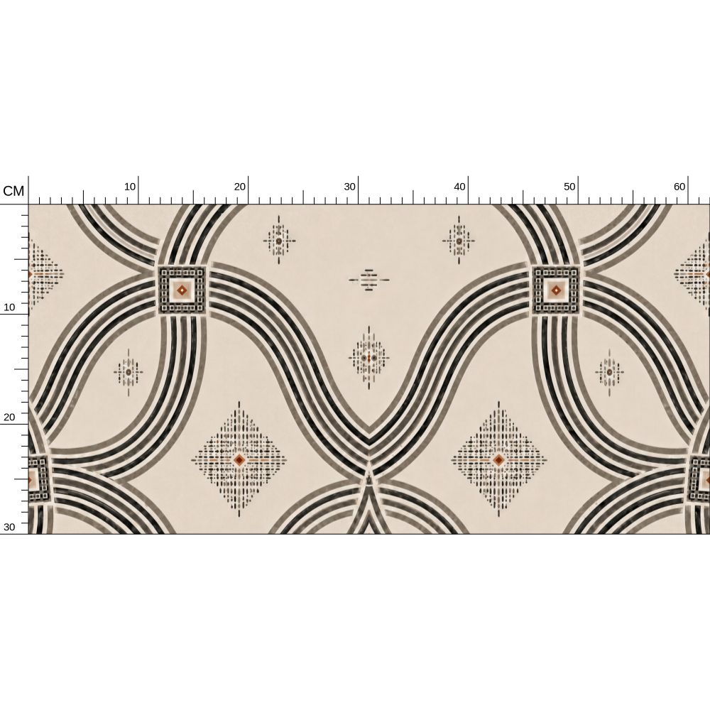 Zebra Rhythm – Monochrome Loom – Wallpaper