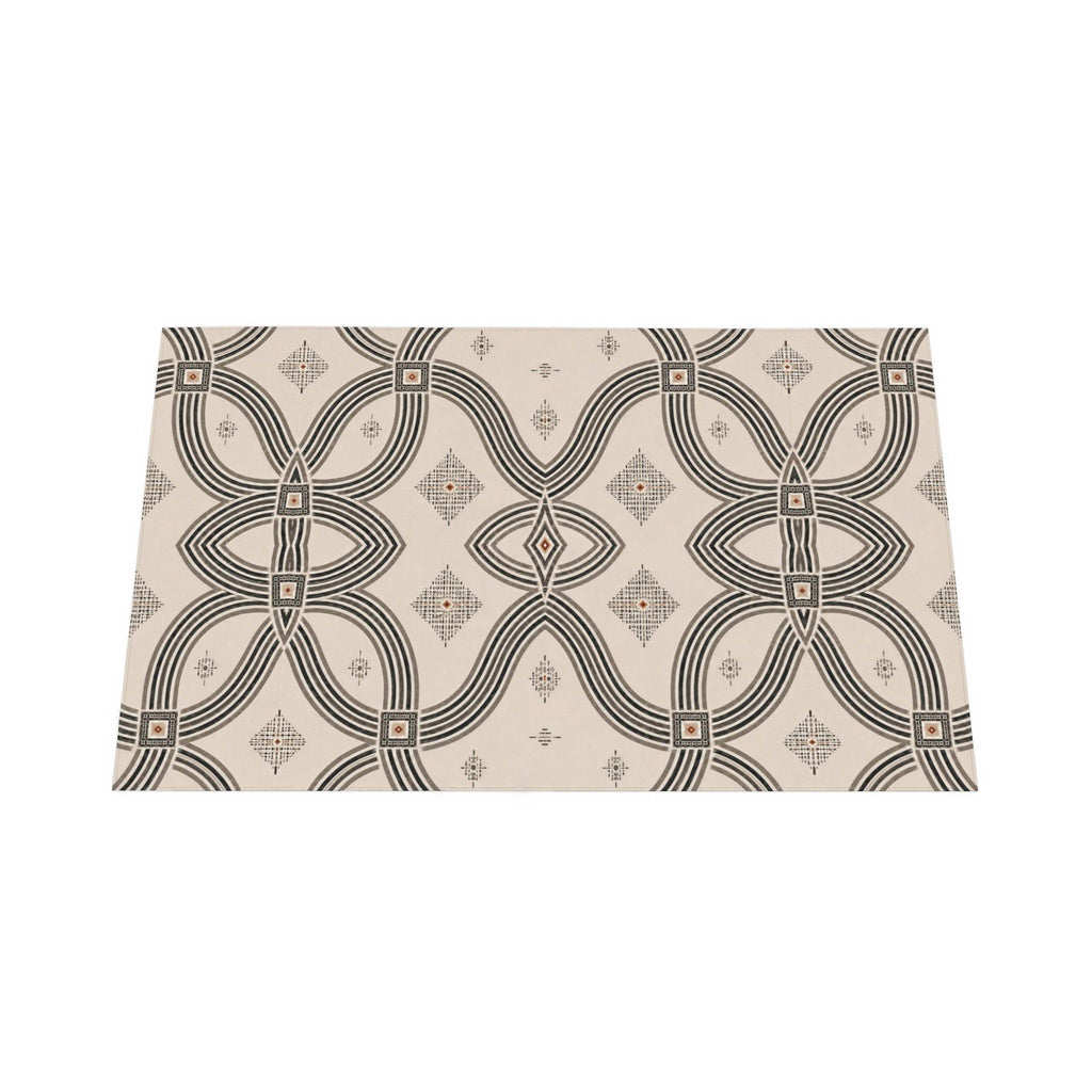 Zebra Rhythm – Monochrome Loom – Tablecloth