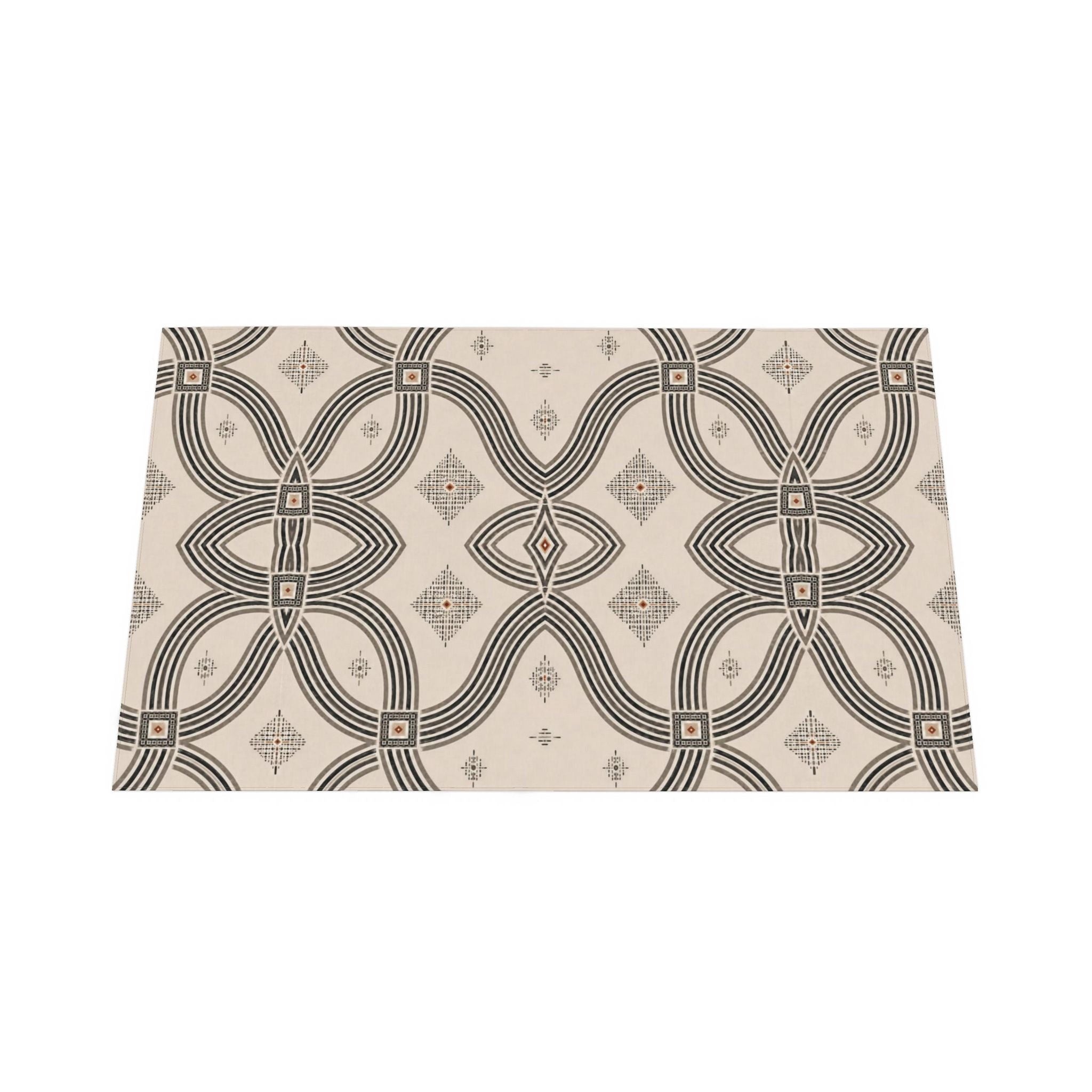 Zebra Rhythm – Monochrome Loom – Tablecloth