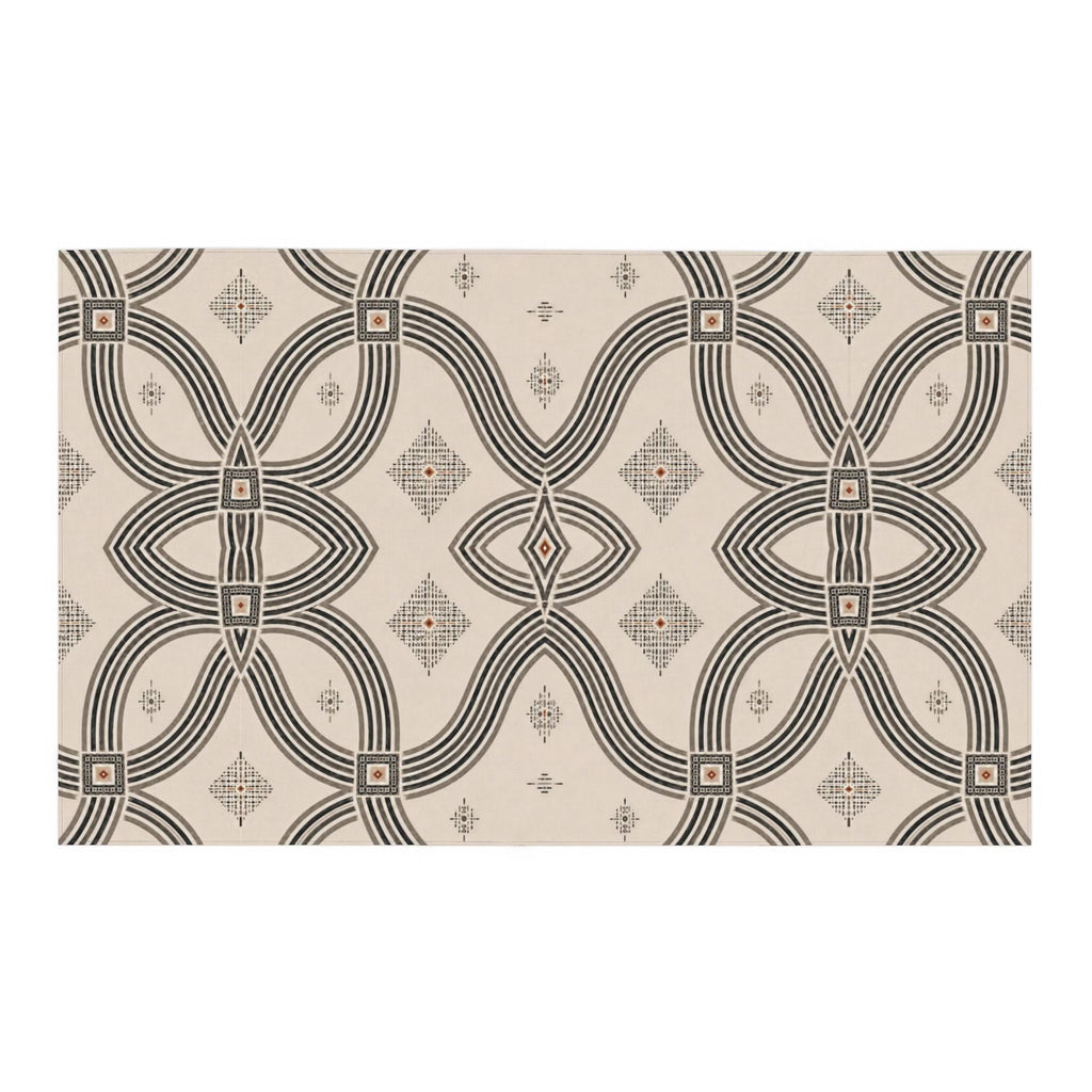 Zebra Rhythm – Monochrome Loom – Tablecloth