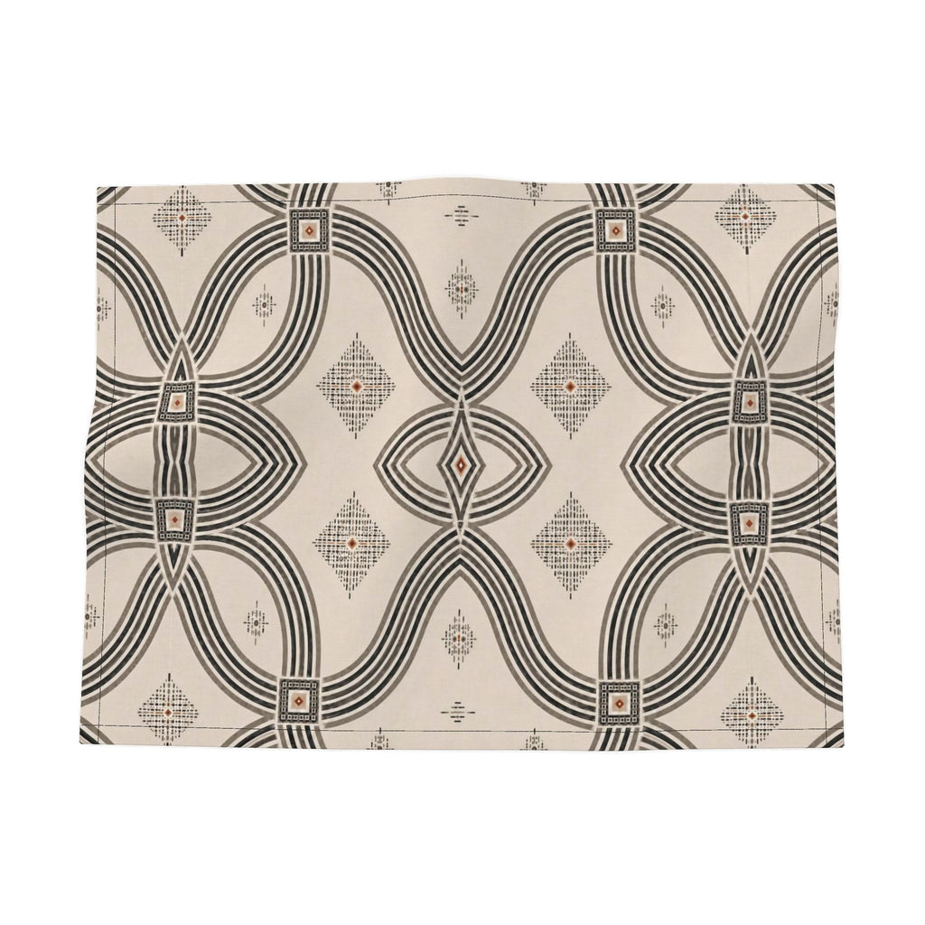 Zebra Rhythm – Monochrome Loom – Fabric Placemats