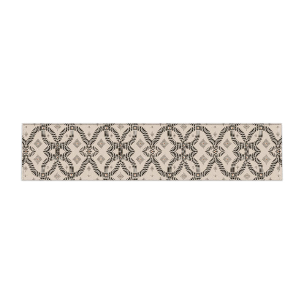 Zebra Rhythm – Monochrome Loom – Table Runner