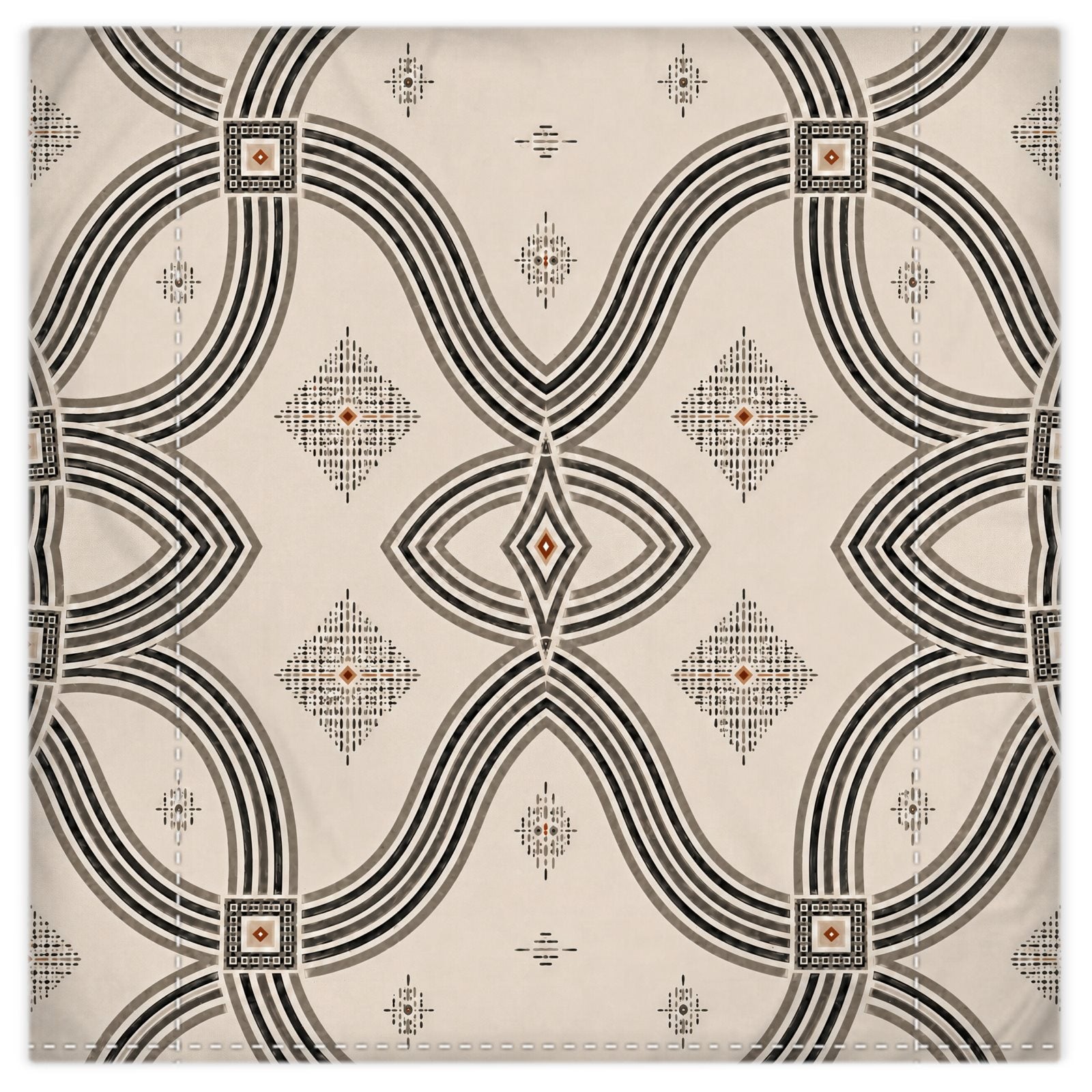 Zebra Rhythm – Monochrome Loom – Duvet Cover