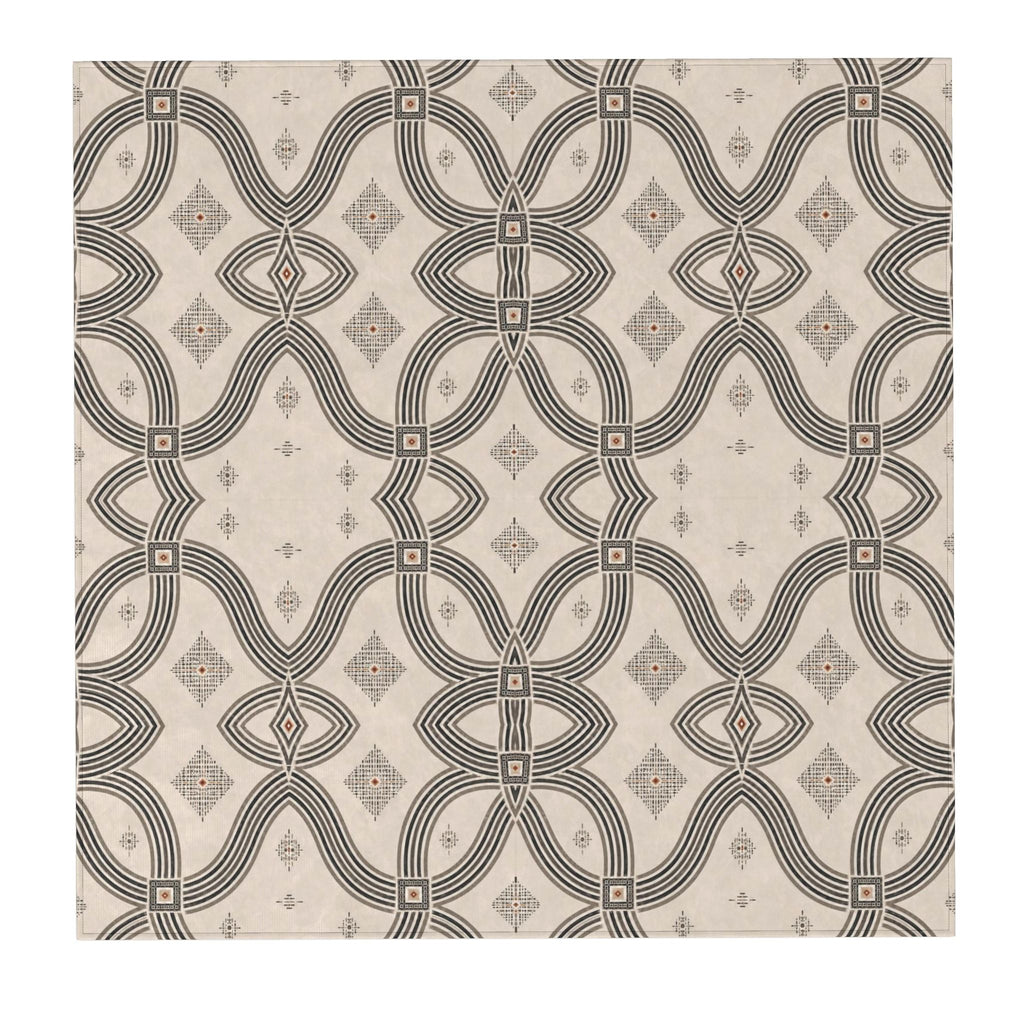 Zebra Rhythm – Monochrome Loom – Marbled Velvet Rug