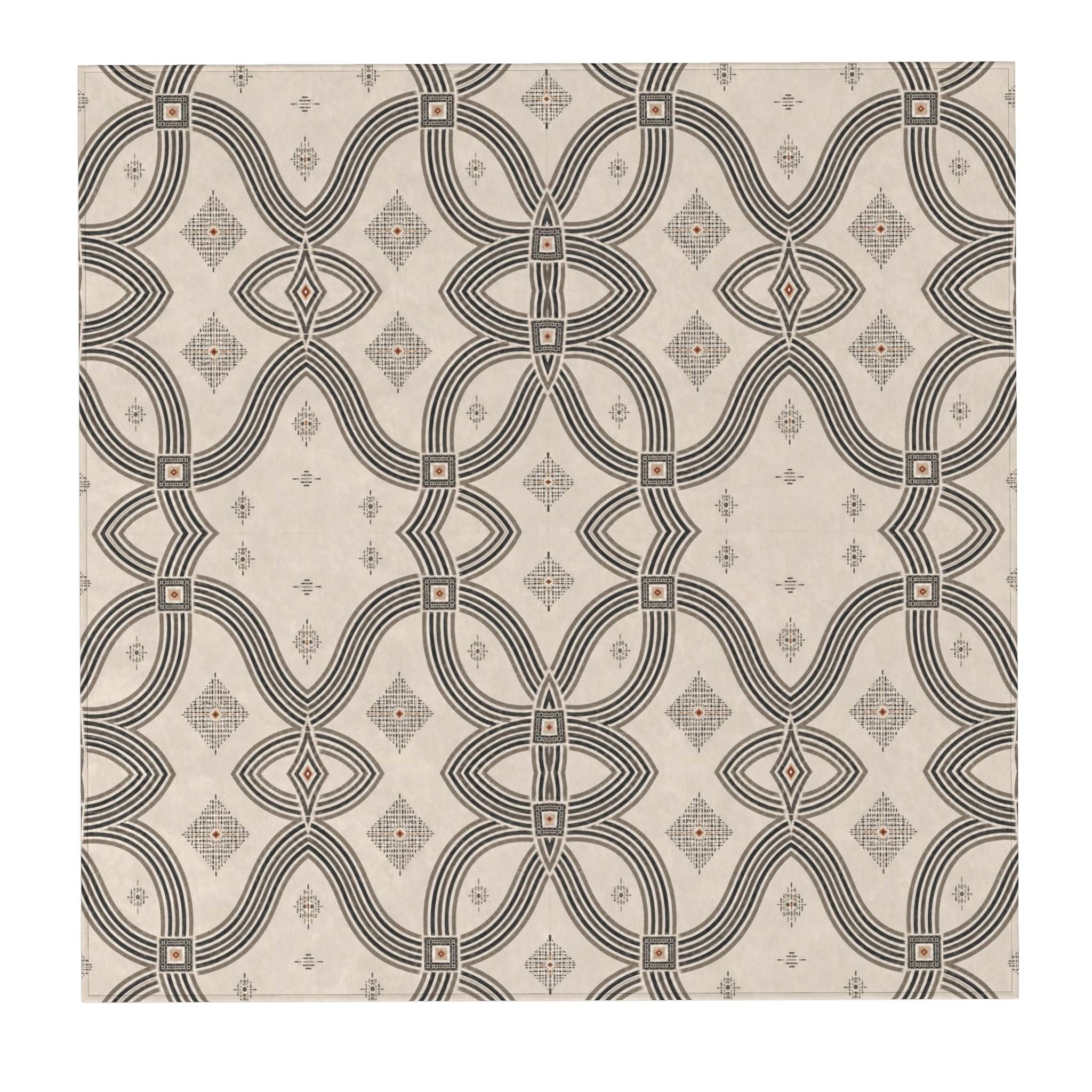 Zebra Rhythm – Monochrome Loom – Marbled Velvet Rug