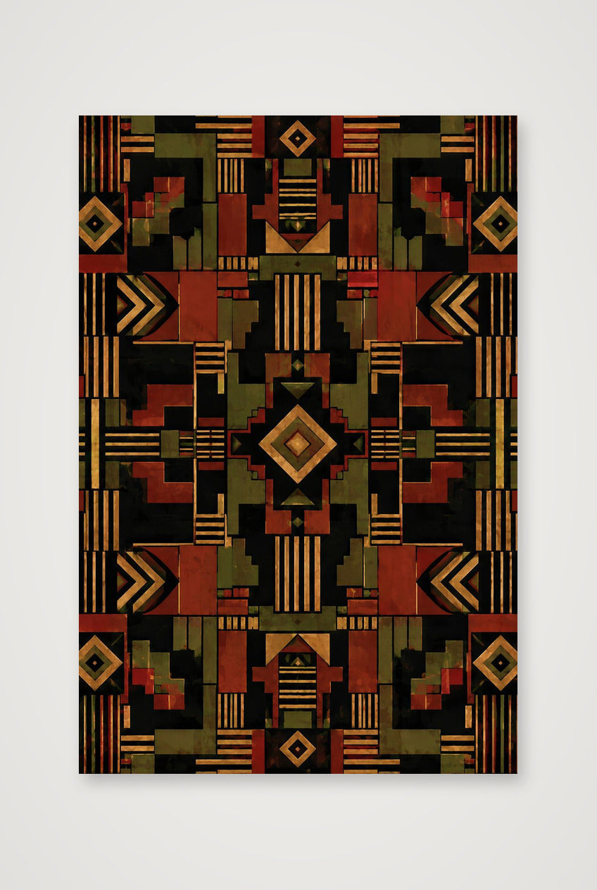 Liberation_Weave_Pan_African_Modern — 40×60cm, 16×24" Print only