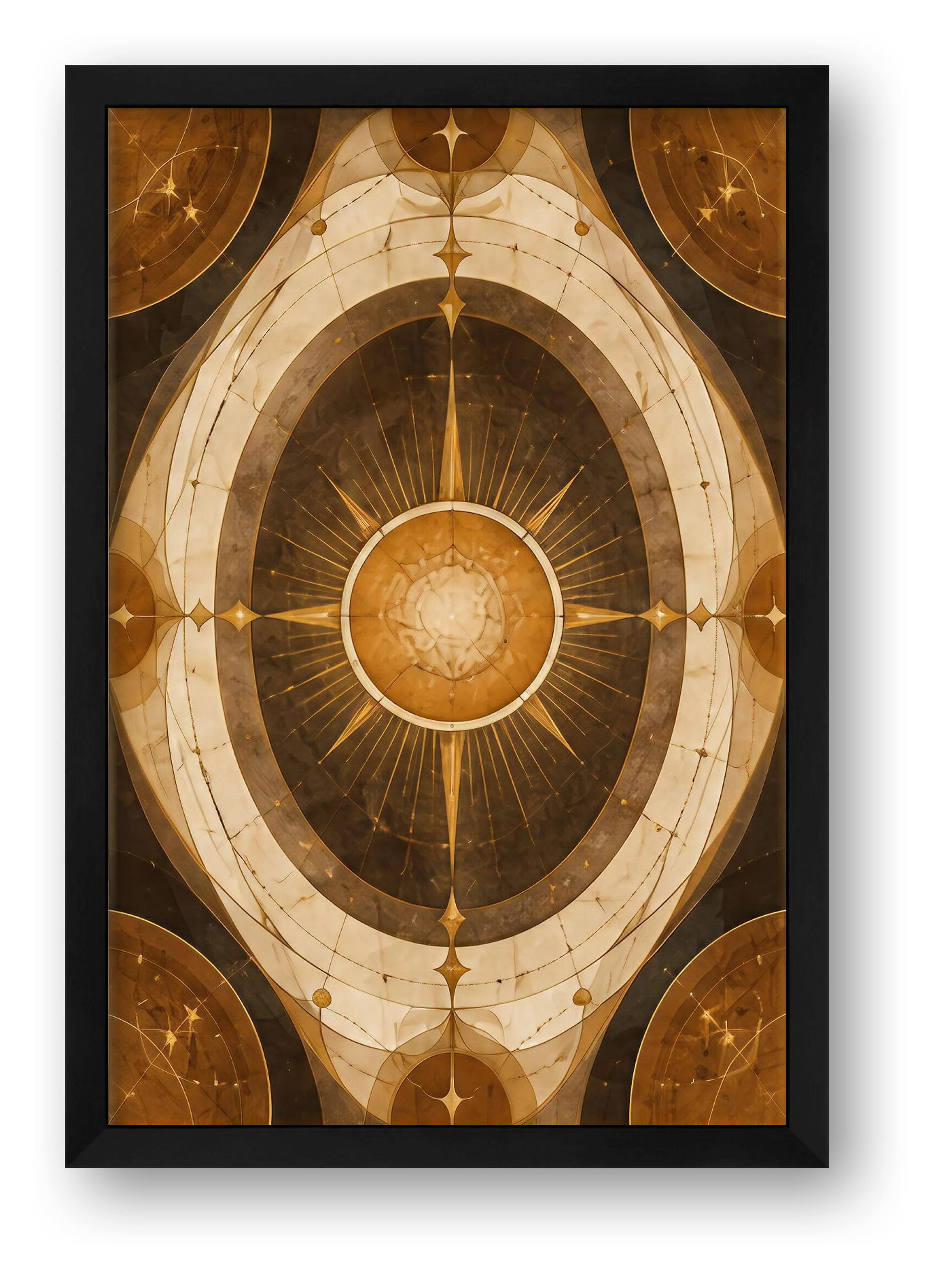 Solar Halo Sacred Atmosphere — framed