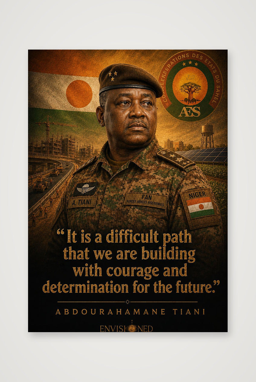 Abdourahamane_tiani_Legacy_speaks — A4 (21×30cm, 8×12") Print only