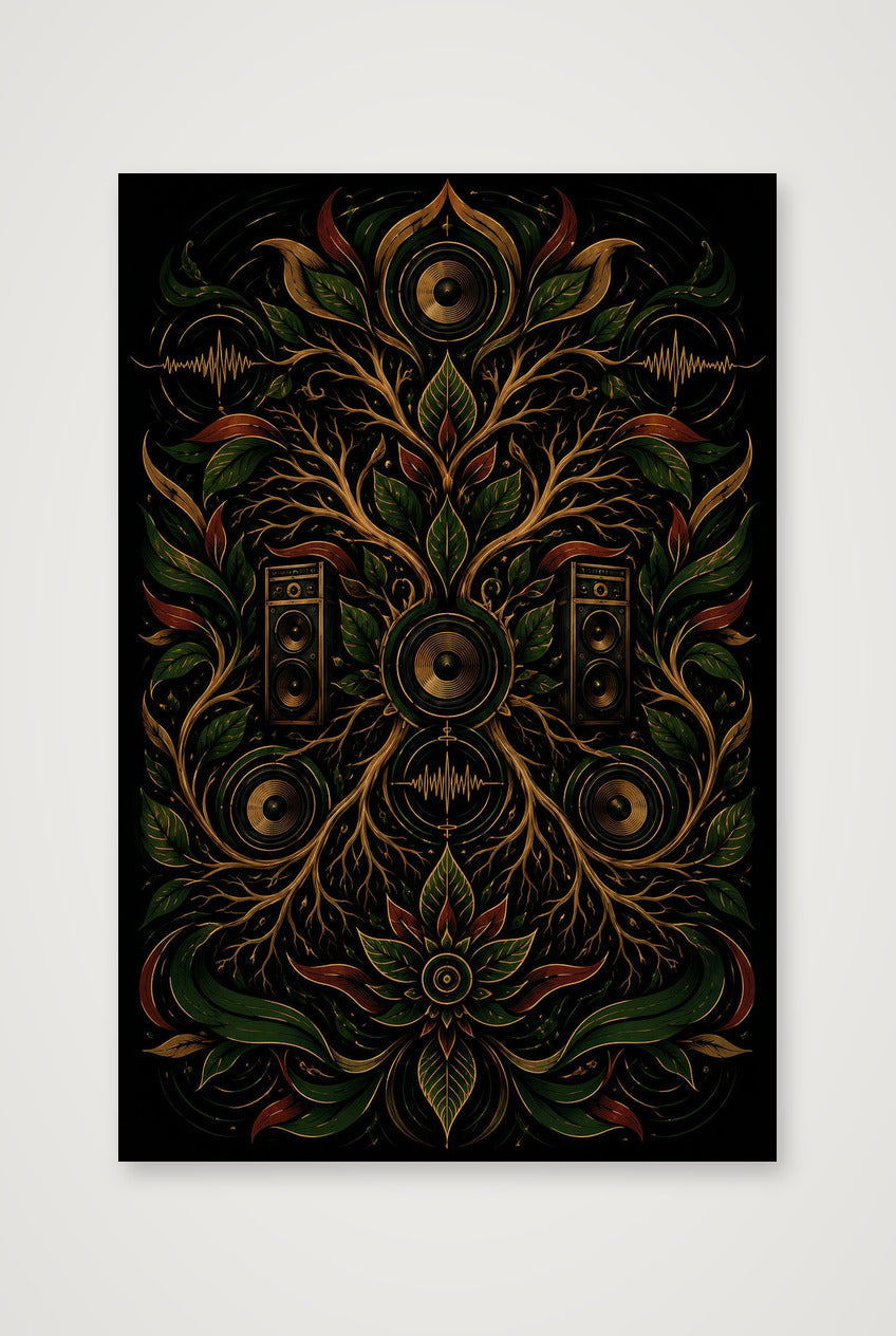 Roots Frequency Roots Livity — 30×45cm, 12×18" Print only