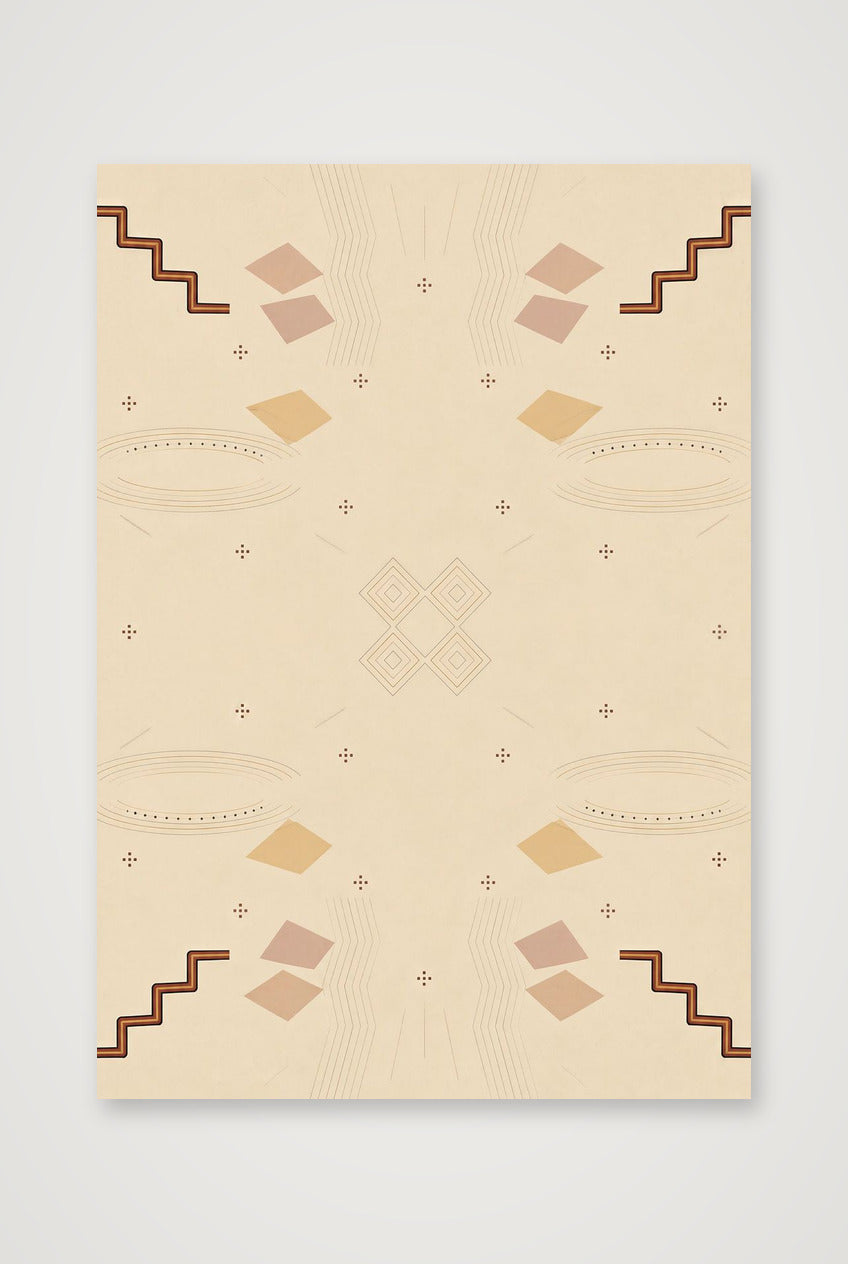 Ochre Horizon Earthline — 70×100cm, 28×39" Print only