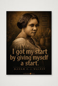 Madam_c_j_walker_Legacy_speaks — A4 (21×30cm, 8×12") Print only
