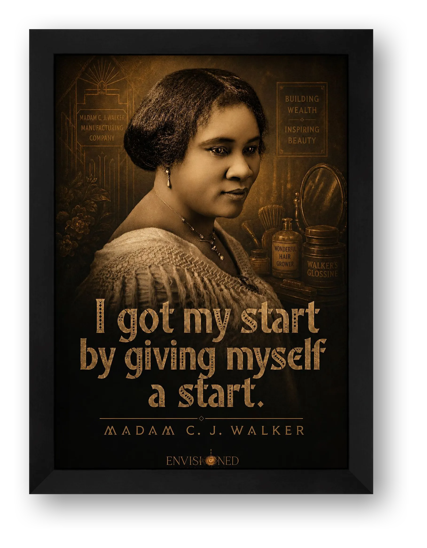 Madam_c_j_walker_Legacy_speaks — framed