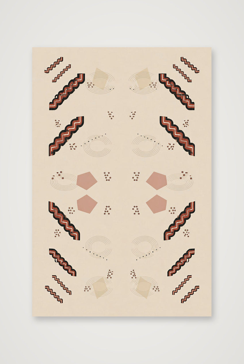 Sankofa Steps Earthline — 40×60cm, 16×24" Print only