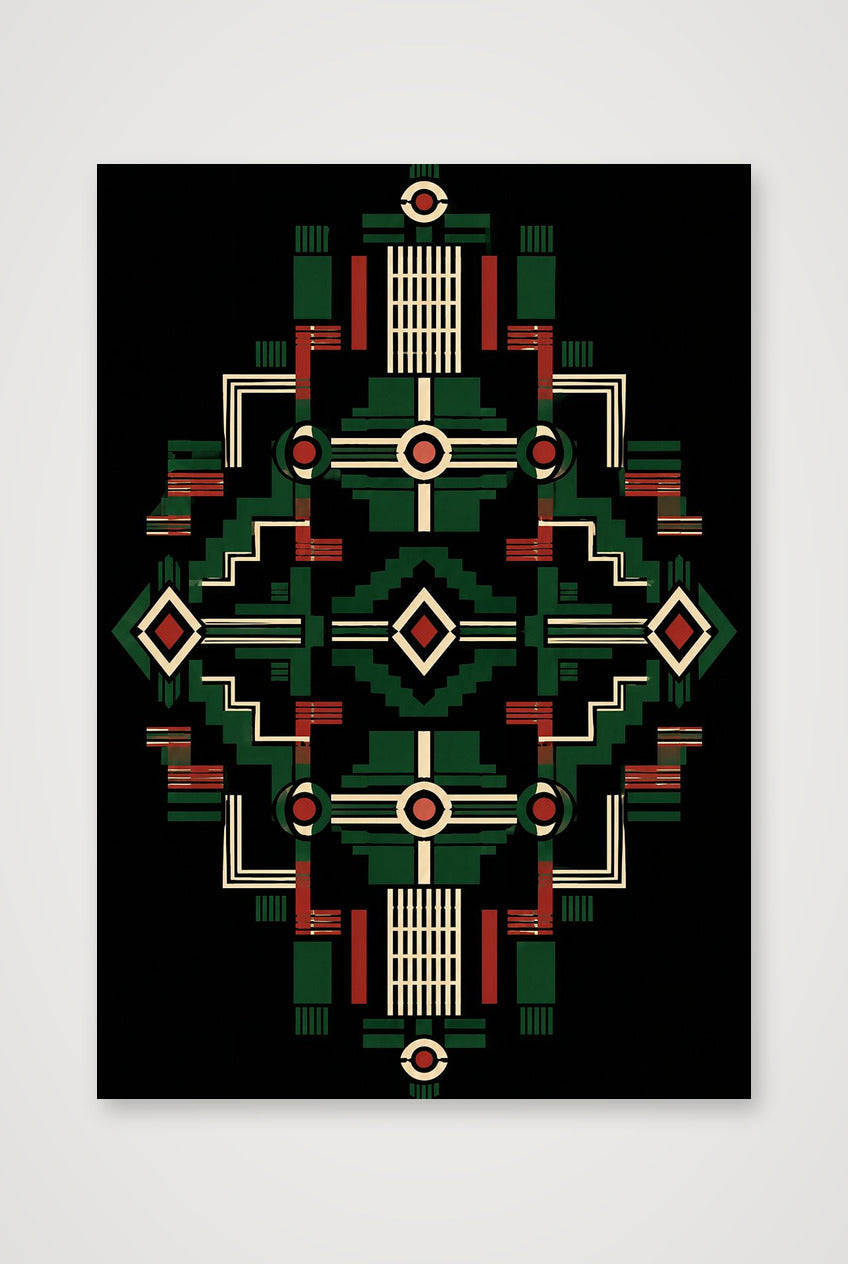 Unity_Grid_Pan_African_Modern — 70×100cm, 28×39" Print only