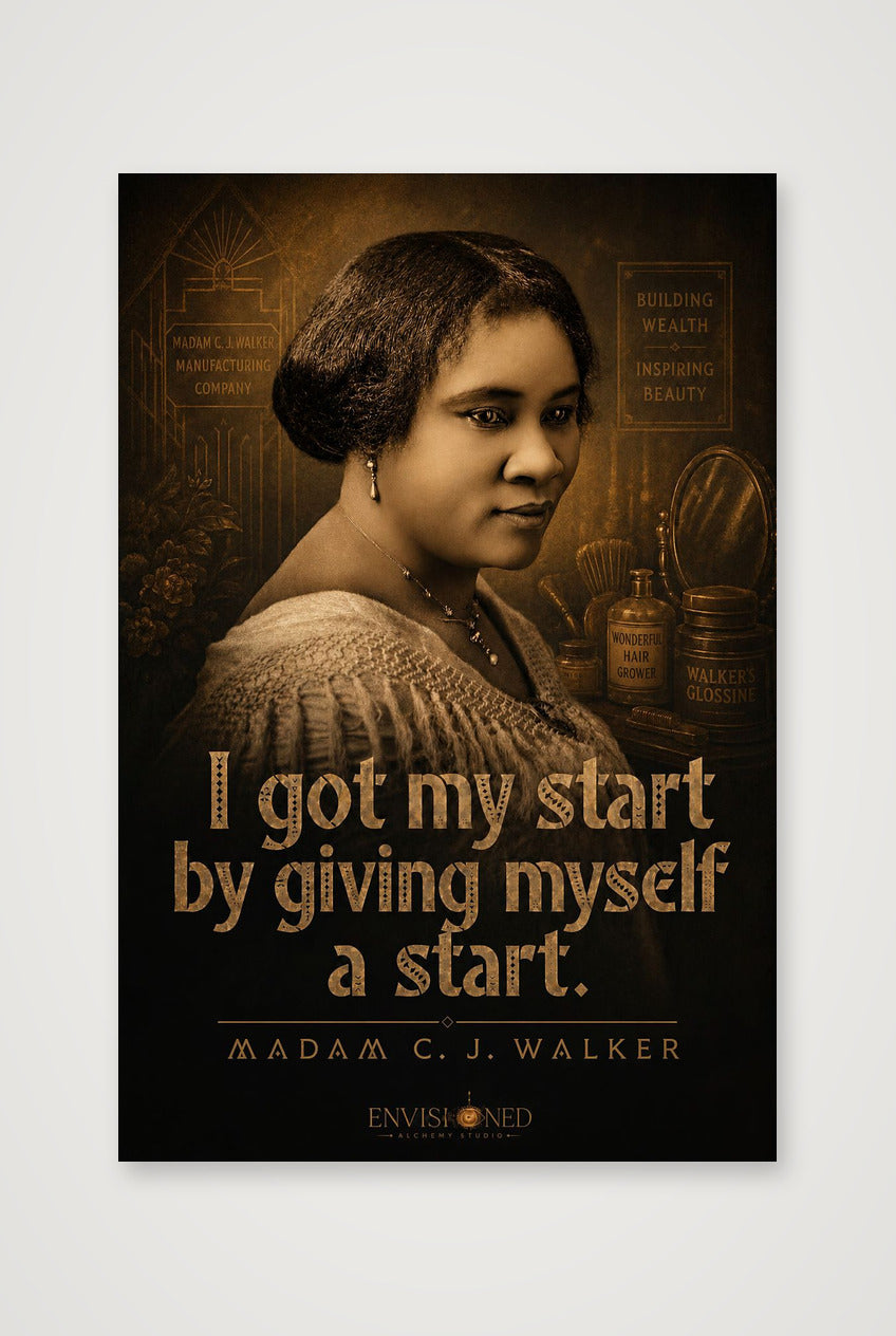 Madam_c_j_walker_Legacy_speaks — 40×60cm, 16×24" Print only