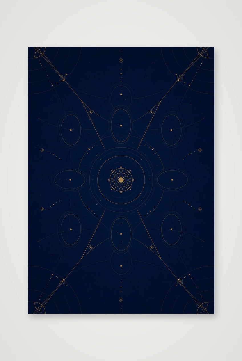 Star Gate Midnight Atlas — 70×100cm, 28×39" Print only