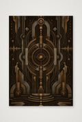 Bronze Portal Afro Future Archive — A4 (21×30cm, 8×12") Print only