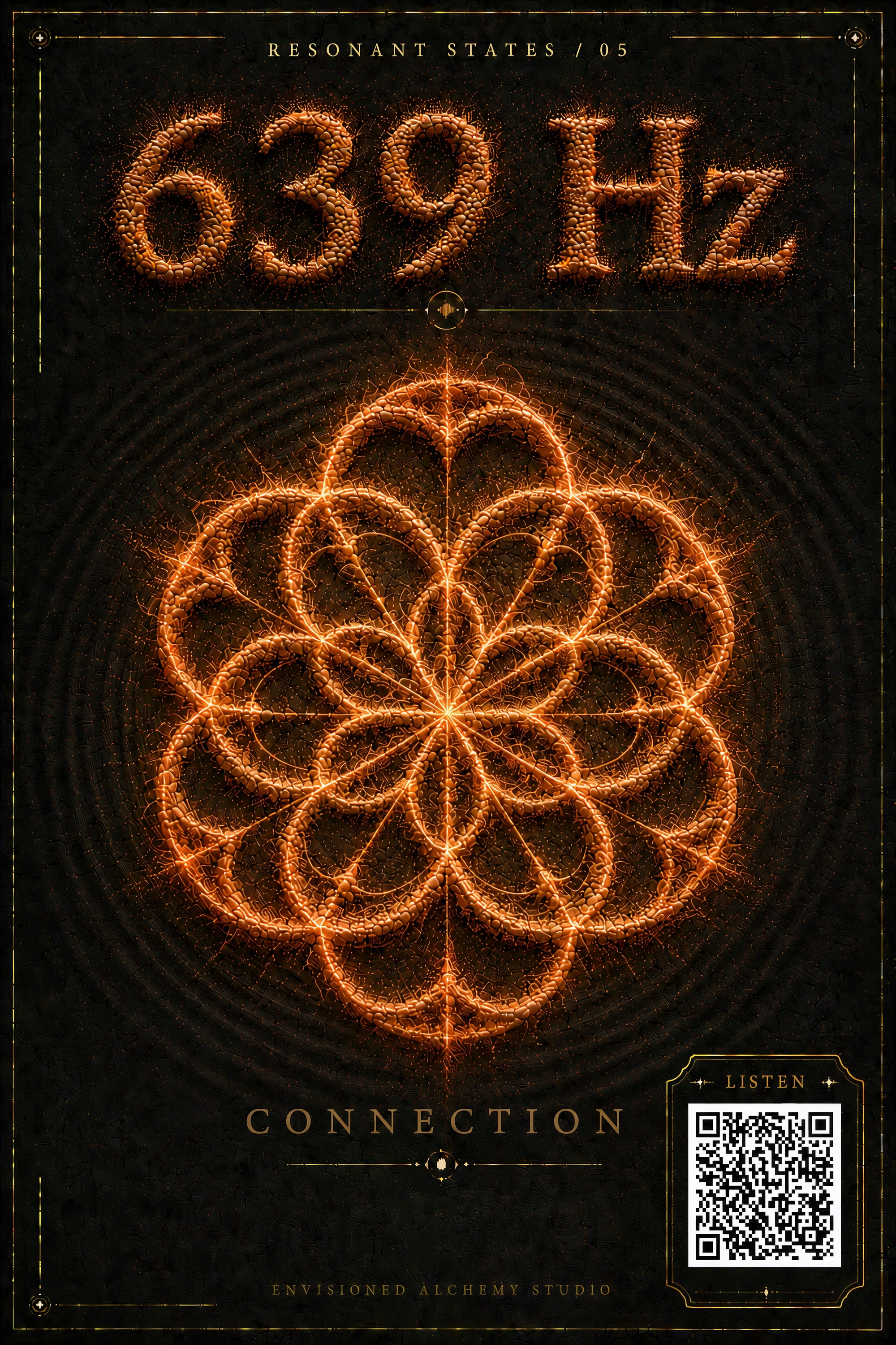 639 Hz — Connection — Resonant States Digital Print