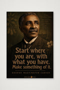George_Washington_Carver_Legacy_speaks — A4 (21×30cm, 8×12") Print only