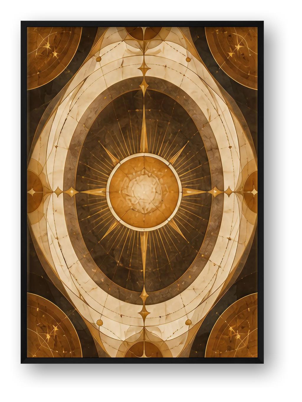 Solar Halo Sacred Atmosphere — framed