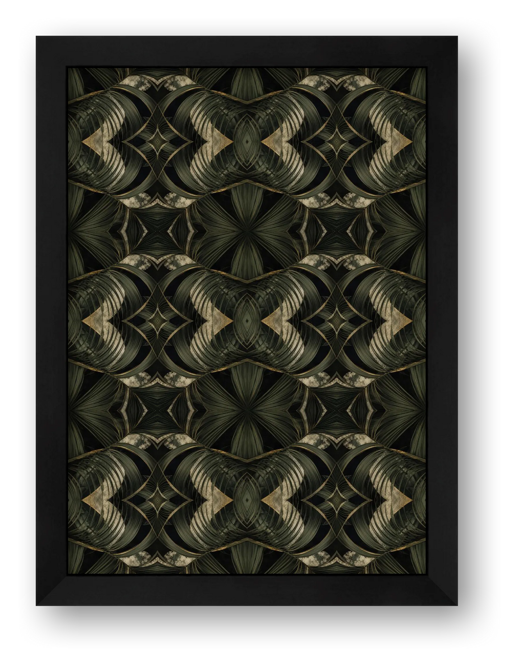 Palm_Shadow Botanical_Archive — framed