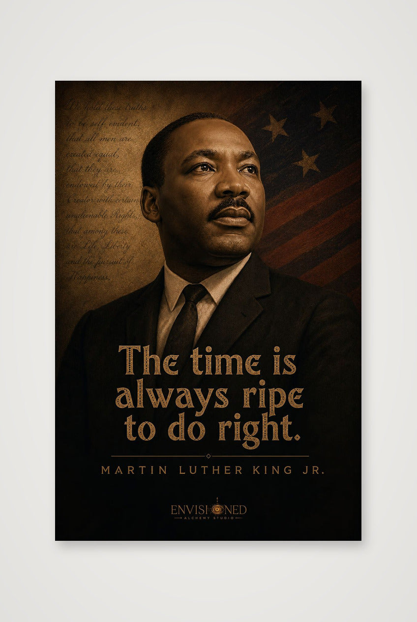 Martin_luther_king_jr_Legacy_speaks — 30×45cm, 12×18" Print only