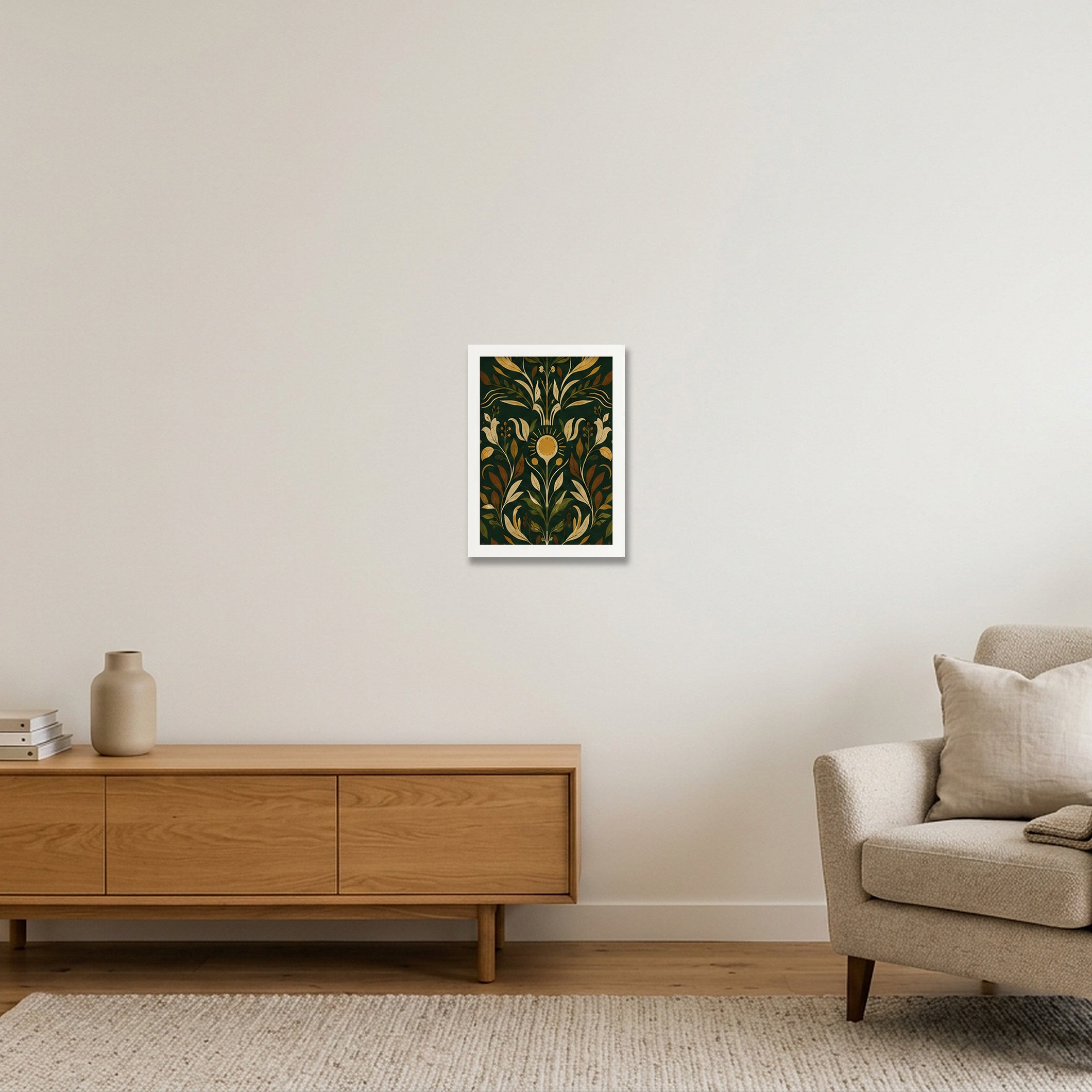 Ital Garden Roots Livity — A4 (21×30cm, 8×12") White Frame