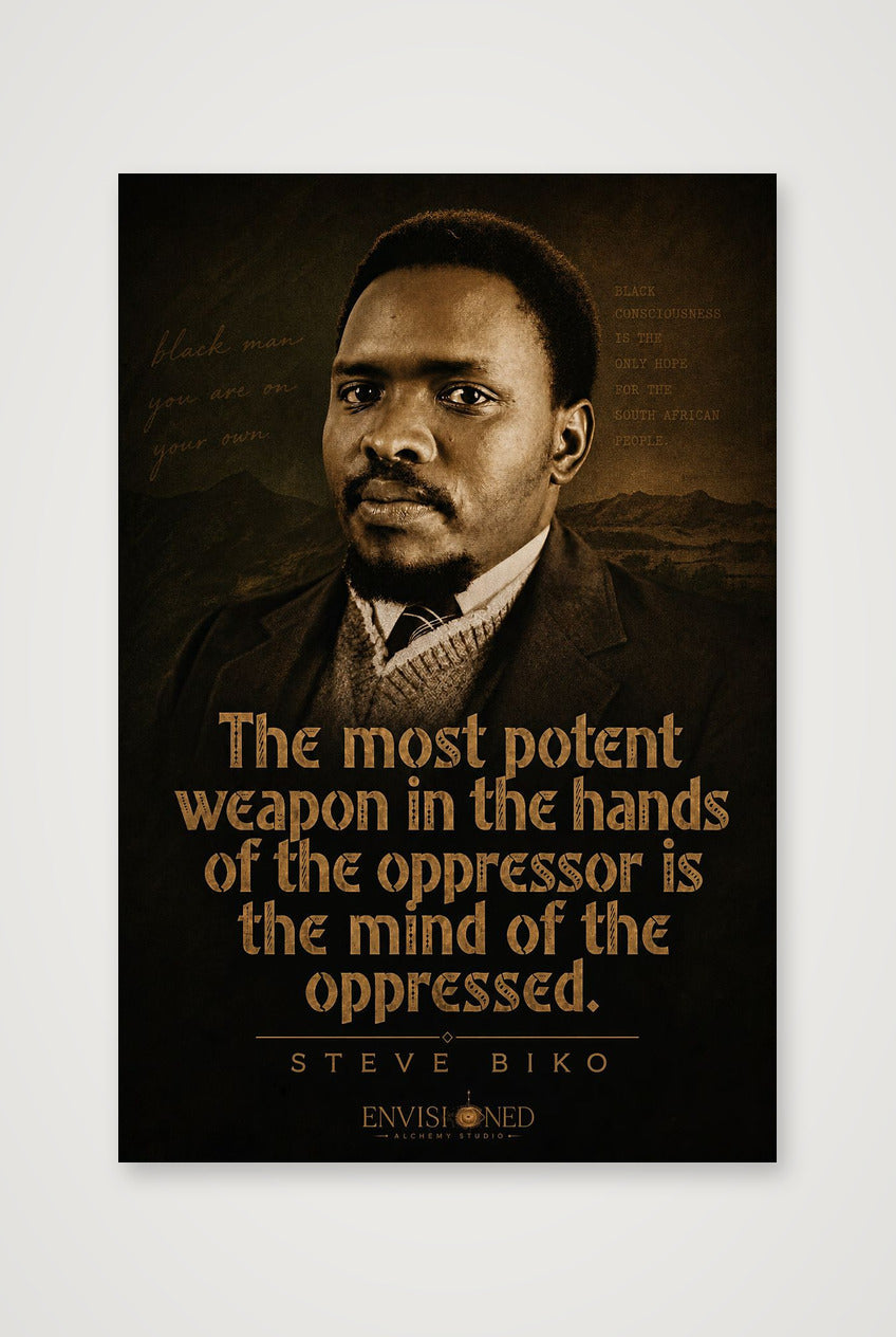 Steve_Biko_Legacy_speaks — 40×60cm, 16×24" Print only