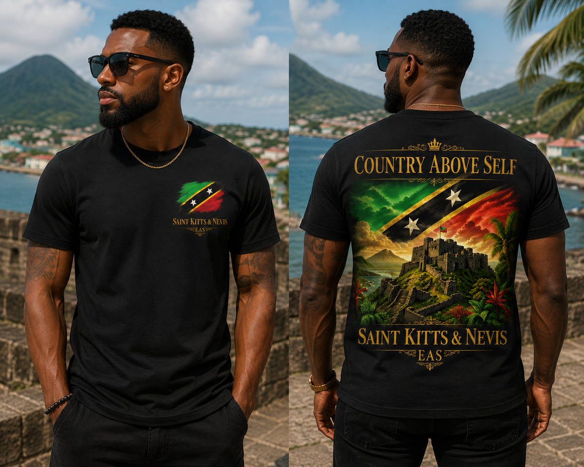 Country Above Self — Saint Kitts & Nevis EAS Unisex T-Shirt