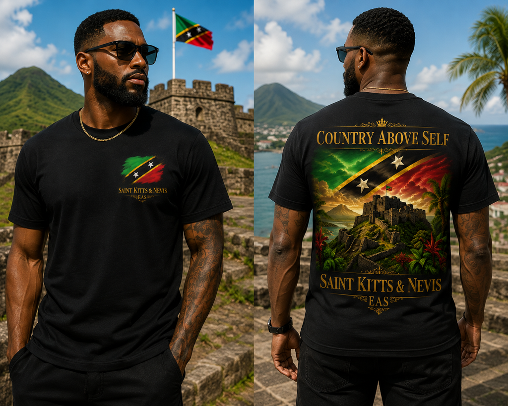 Country Above Self — Saint Kitts & Nevis EAS Unisex T-Shirt
