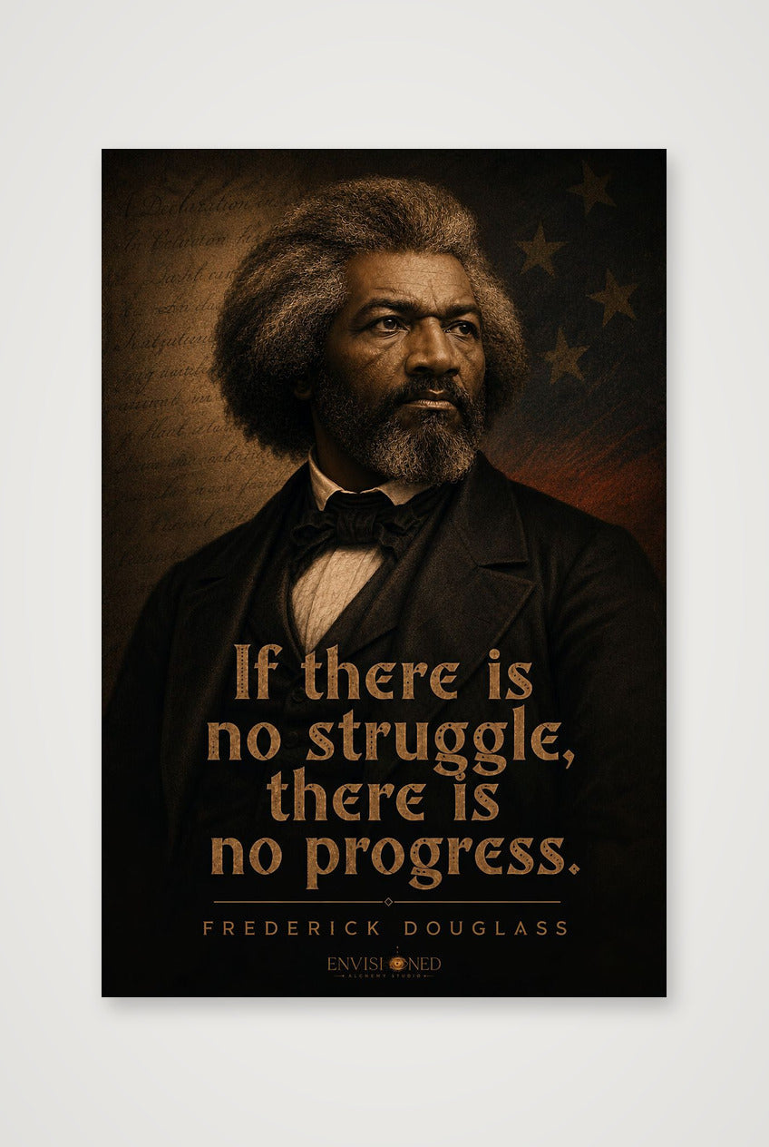 Federick_Douglass_Legacy_Speaks — 30×45cm, 12×18" Print only
