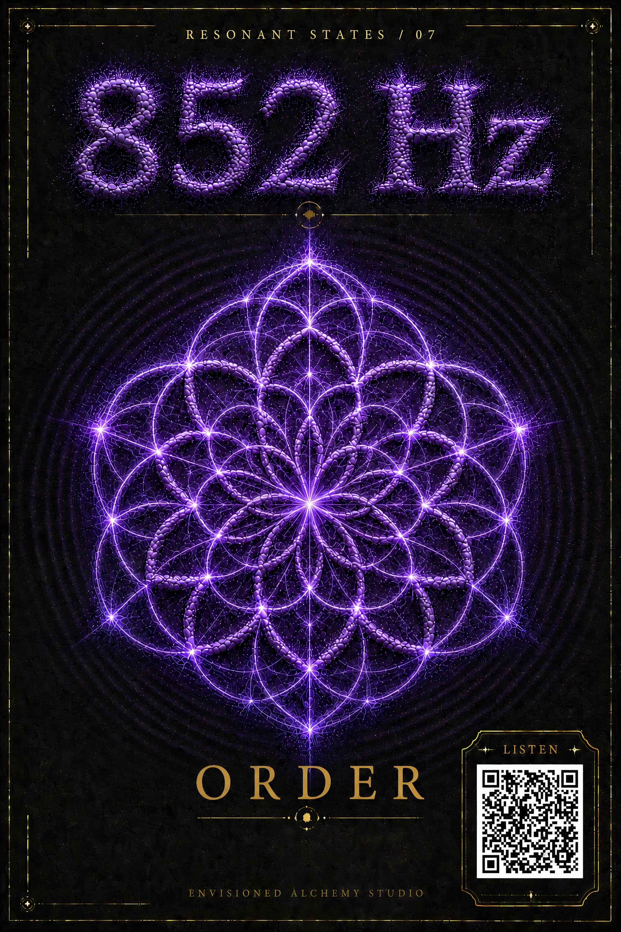 852 Hz — Order — Resonant States Digital Print