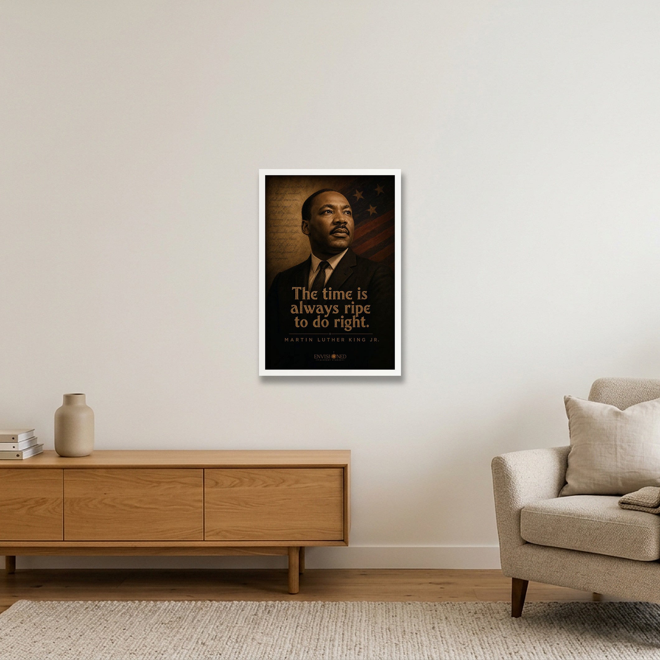 Martin_luther_king_jr_Legacy_speaks — 40×60cm, 16×24" White Frame