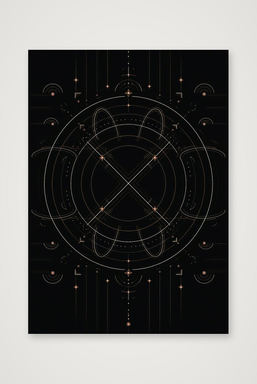 Solar Eclipse Wall Art, Black and Gold Celestial Giclée Print — Eclipse — A4 (21×30cm, 8×12") Print only