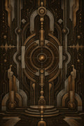 Bronze Portal — Afro-Future Archive — Digital Print