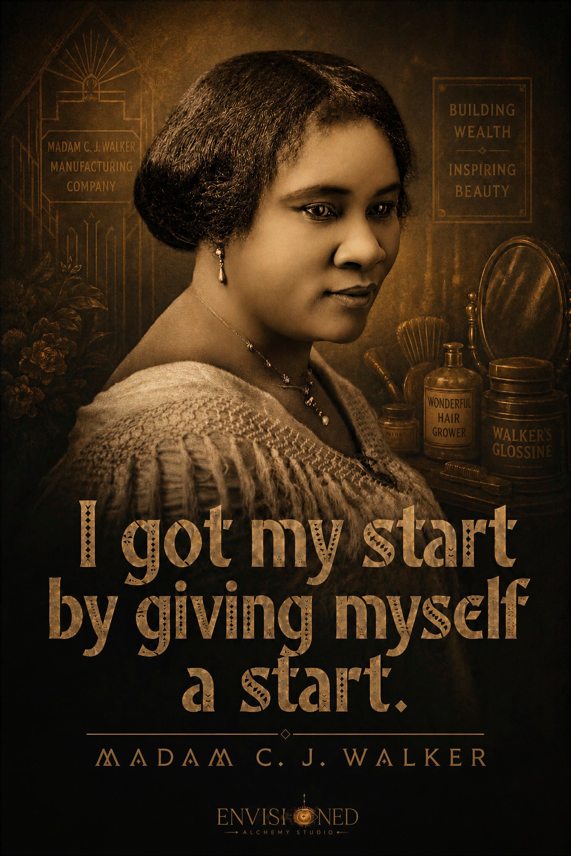 Madam C. J. Walker — Legacy Speaks — Digital Print