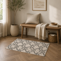 Zebra Rhythm – Monochrome Loom – Marbled Velvet Rug