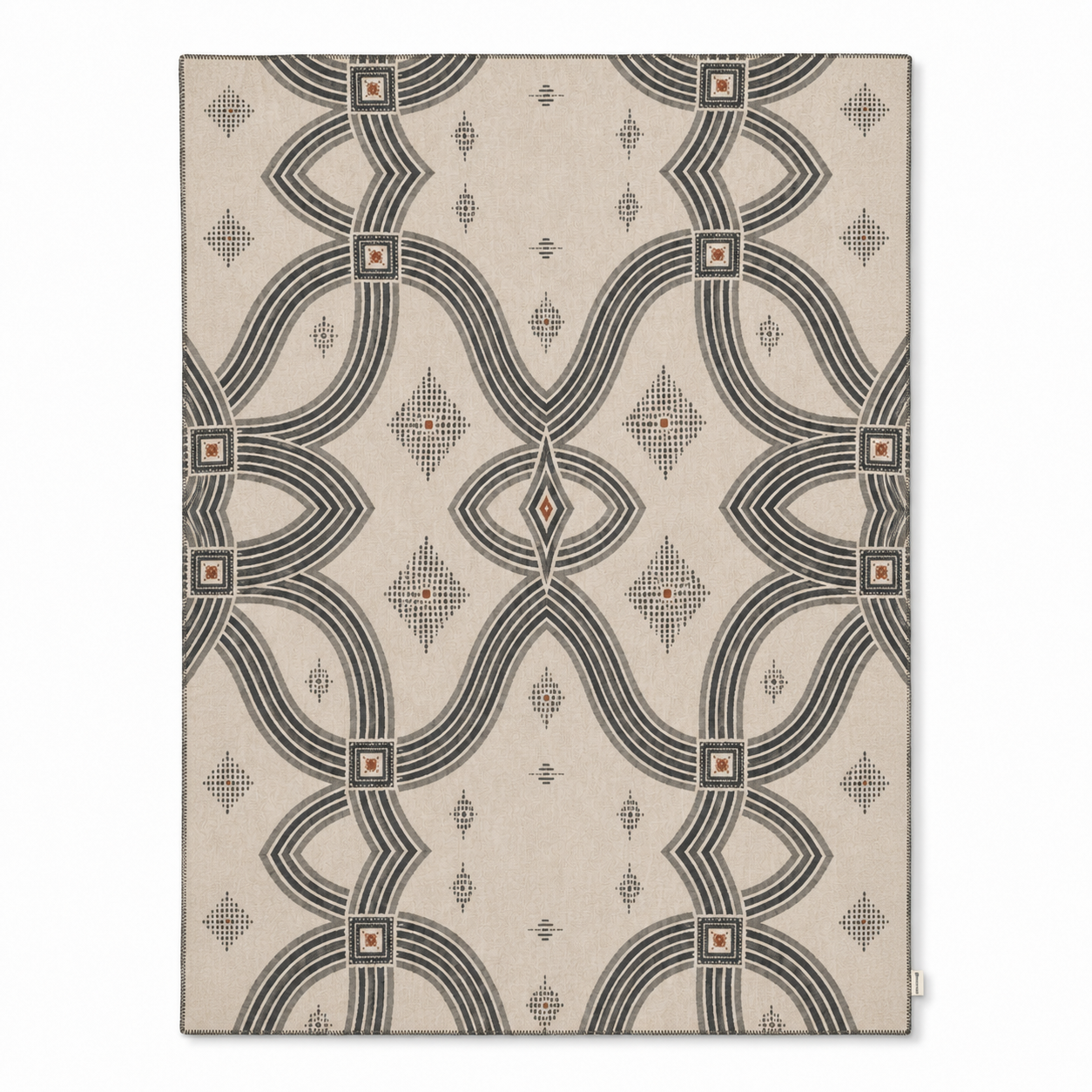 Zebra Rhythm – Monochrome Loom – Luxury Cotton Throw